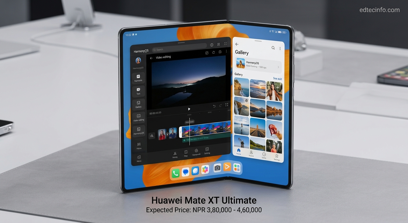 Huawei Mate XT Ultimate Price in Nepal - Tri-Fold Specs, Features & Cost